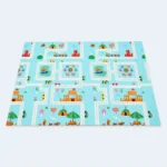 Kids Foldable Animal Forest Play Mat – 150 × 200 cm