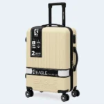 Eagle Express Fusion 24-Inch Hard Shell Trolley Suitcase with Spinner Wheels – Champagne Gold