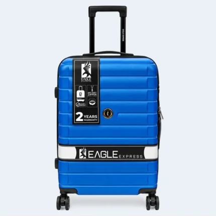 Eagle Express 24-Inch Hard Shell Trolley Suitcase with Spinner Wheels – Royal Blue