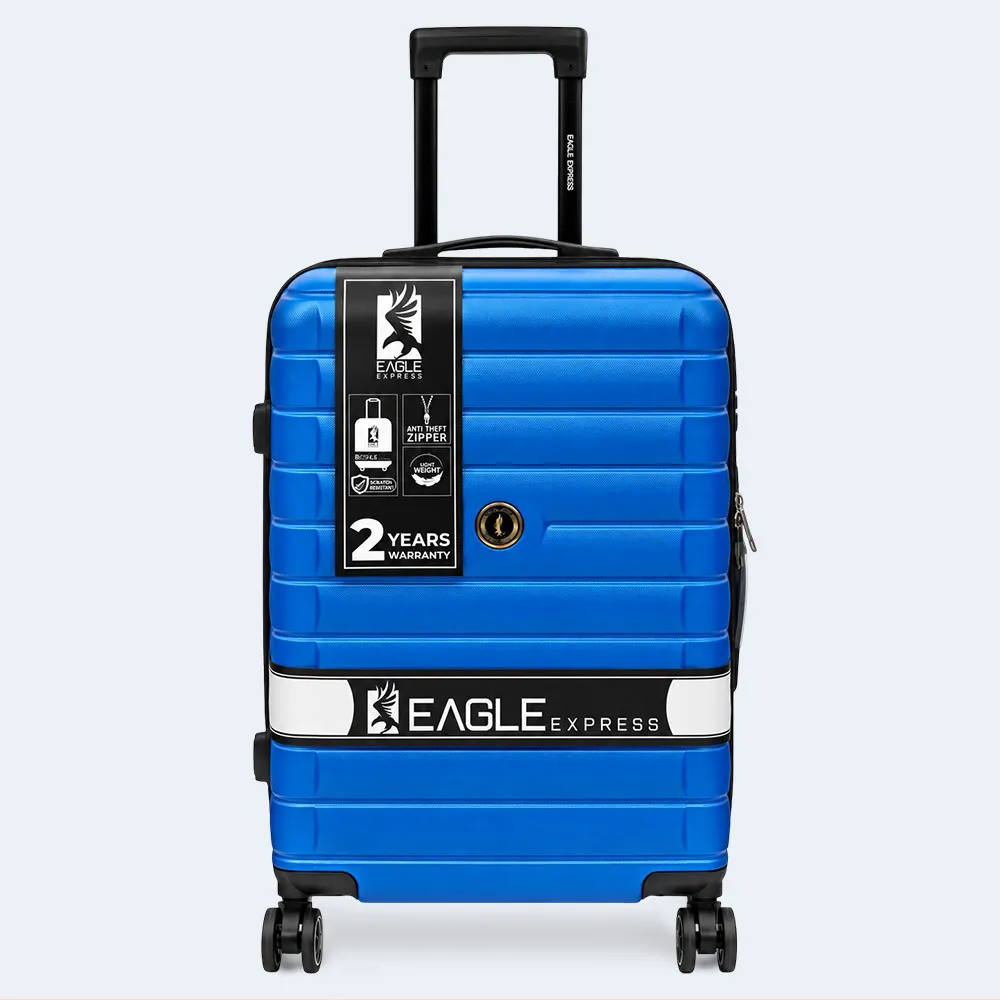 Eagle Express 24-Inch Hard Shell Trolley Suitcase with Spinner Wheels – Royal Blue Eagle Express 24-Inch Hard Shell Trolley Suitcase with Spinner Wheels – Royal Blue