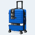 Eagle Express 24-Inch Hard Shell Trolley Suitcase with Spinner Wheels – Royal Blue