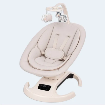 Mastela Lullaby Orbit Baby Swing with 3-Speed Motion & App Control