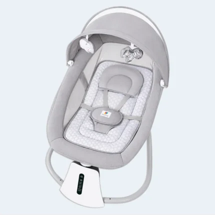 Mastela 3-in-1 Aura Deluxe Baby Bassinet with Sensor Control & Canopy