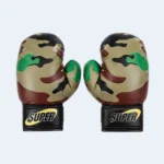 Kids Boxing Punching Bag Set with Gloves – Camouflage Design 50 × 20 cm