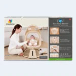 Mastela 3-in-1 Aura Deluxe Baby Bassinet with Sensor Control & Canopy