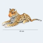 Realistic Leopard Soft Plush Toy – 45 cm