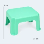 Multipurpose Plastic Stool – 24 × 24 × 18 cm ( Sea Green )