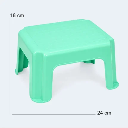 Multipurpose Plastic Stool – 24 × 24 × 18 cm ( Sea Green )