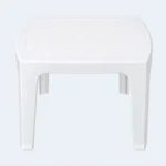 Nour Small Plastic Table – 44 × 36 × 40 cm ( White )
