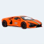 Premium 1:28 Die-Cast Alloy Sports Car Toy – Orange, 22 × 10 cm