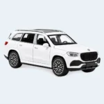 Premium White Pull Back Die-Cast Luxury SUV Toy Car – 1:28 Scale, 22 × 10 cm