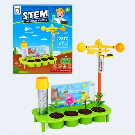 STEM Weather Station Science Experiment Kit for Kids – 20 × 24 cm