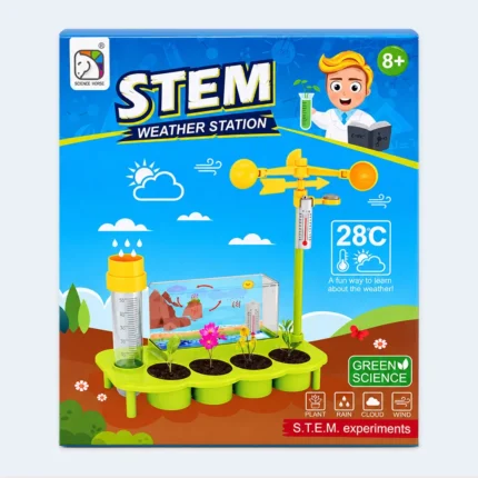 STEM Weather Station Science Experiment Kit for Kids – 20 × 24 cm