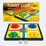 Funny Ludo Pocket Magnetic Board Game for Kids – 25 × 12 cm