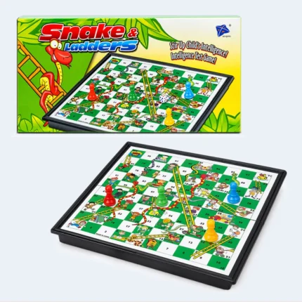 Snakes & Ladders Classic Board Game for Kids – 35 × 17 cm