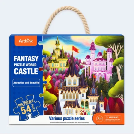 Artthink Fantasy Castle 54-Piece Jigsaw Puzzle for Kids – 33 × 25 cm