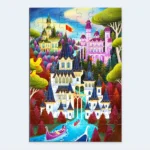 Artthink Fantasy Castle 54-Piece Jigsaw Puzzle for Kids – 33 × 25 cm