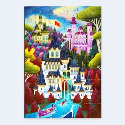 Artthink Fantasy Castle 54-Piece Jigsaw Puzzle for Kids – 33 × 25 cm