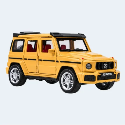 Mercedes-Benz G-Class AMG Style 1:28 Die-Cast Alloy Toy Car – Yellow