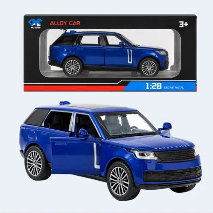 OUYIPIN 1:28 Die-Cast Range Rover Luxury SUV Toy Car – Blue