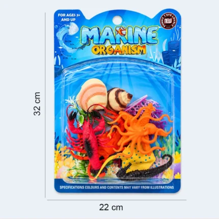 Marine Organism Ocean Animal Figure Toy Set for Kids