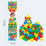 100 Pieces Colorful Building Blocks Set for Kids – Creative Construction Toy