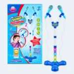 Kids Double Microphone Karaoke Stand with LED Lights & Music