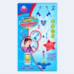 Kids Double Microphone Karaoke Stand with LED Lights & Music