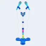 Kids Double Microphone Karaoke Stand with LED Lights & Music