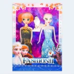 Princess Fashion Doll Set with Elegant Dresses – 2 Pieces