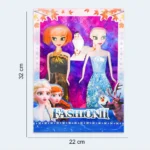 Princess Fashion Doll Set with Elegant Dresses – 2 Pieces